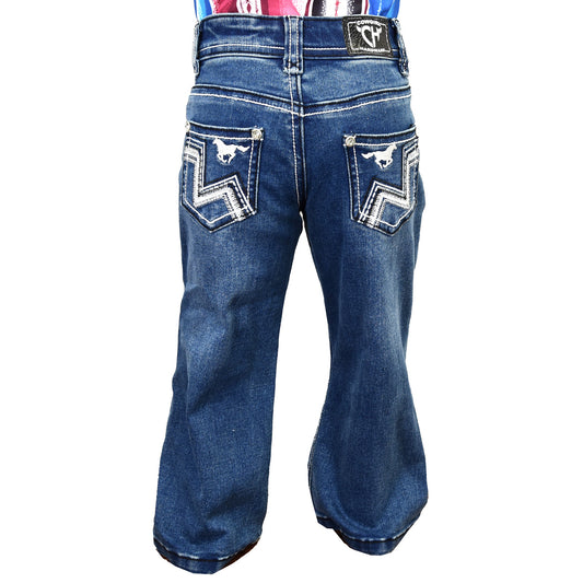 Toddler Girl's Cowgirl Hardware Peak & Horse Jeans