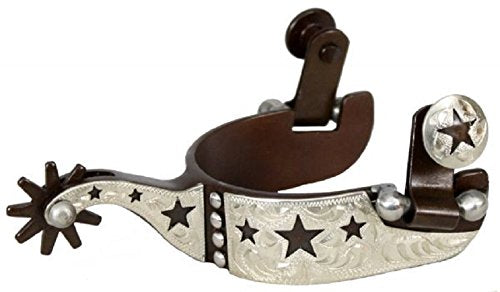 Showman Youth Size Antique Brown Star Spur