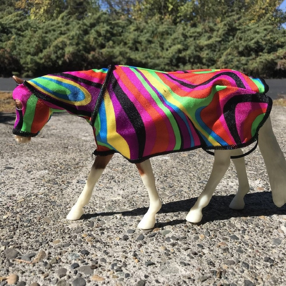 Sleazy Sleepwear Toy Model Horse Hood & Sheet Set, 14 Prints