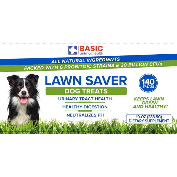 Lawn Saver Dog Treats - Grass Saver Supplement for dogs - 10 oz