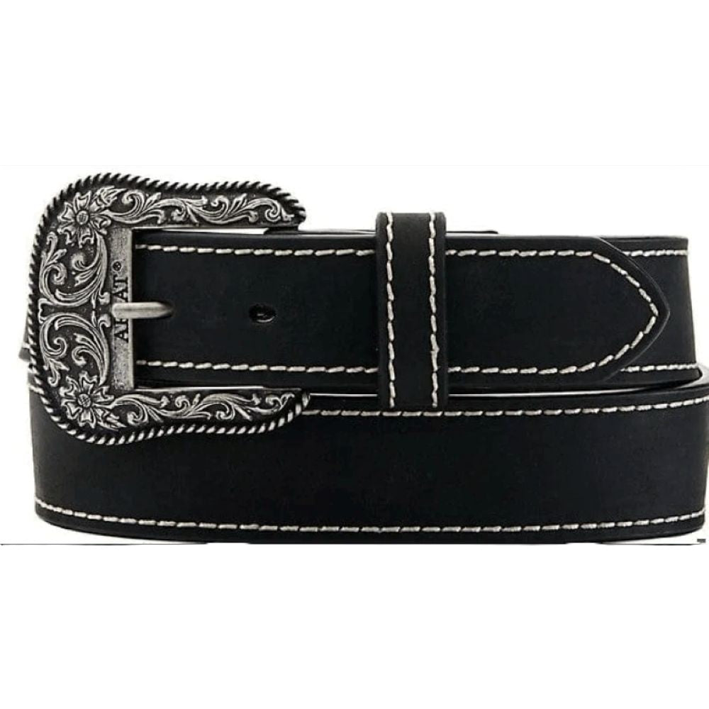 Womens Ariat Classic Stitch Black Belt
