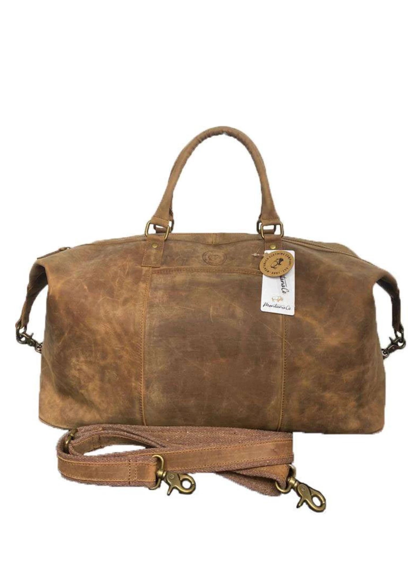 Montanaco Genuine Leather Duffle Bag
