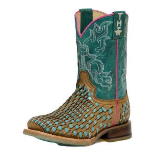 Youth girl's Tin Haul 'Gitcha A Good One' Cowboy Boots