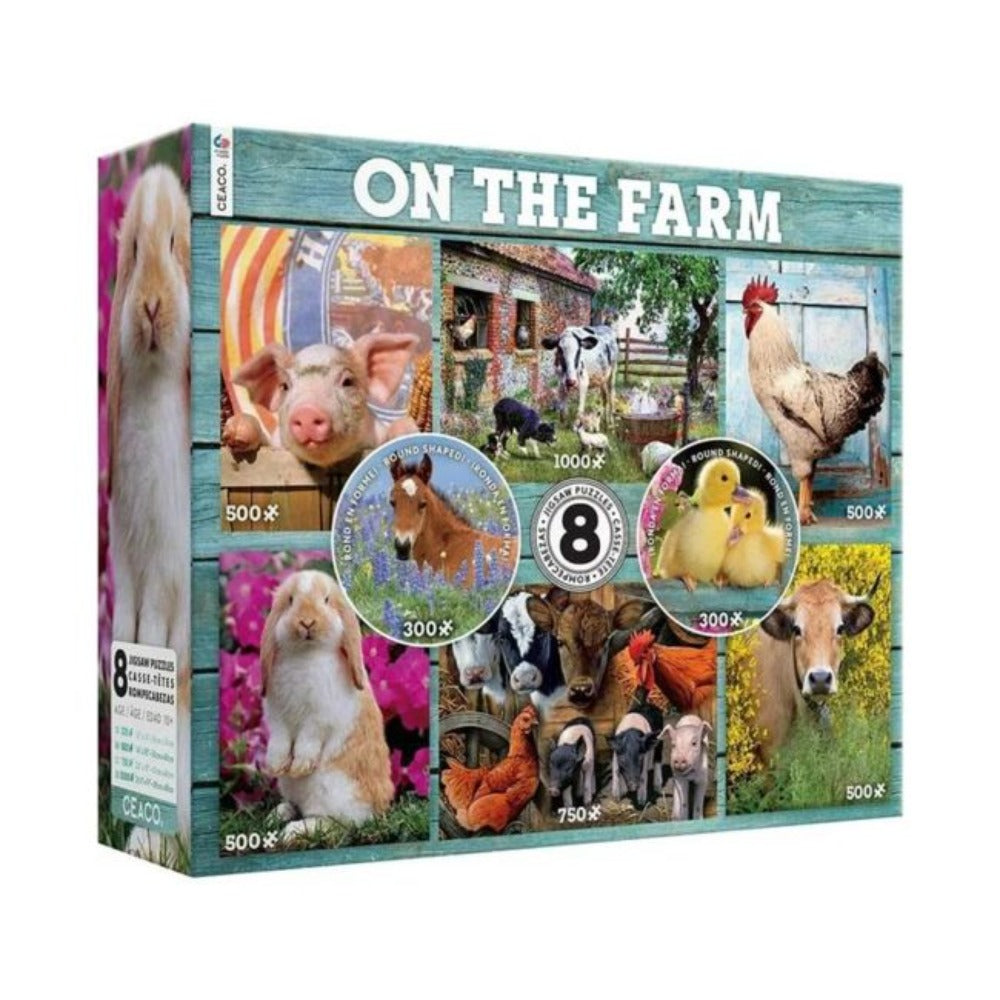 8 In 1 'On the Farm' Puzzle Pack