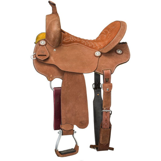 Royal King Payson Roughout Barrel Saddle 15" Seat