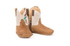 Roper's Infants-sized Tan 'Lil Cross' Cowbabies Boots