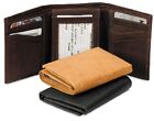 Western Express's Genuine Leather Tri-Fold Wallet Tan