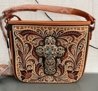 Women's Montana West CROSS BLING HANDBAG PURSE Western bag