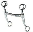 Kelly Silver Star Chrome plated TOM THUMB  BIT w/ 4 1/2" Mouth Horse