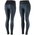 Horze brand's Women's Very Dark Blue 'Beth' Compression Silicone Full Seat Tights