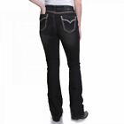 Women's Grace In LA 'Red Rocks' Jeans with Antiqued Embroidered Pockets