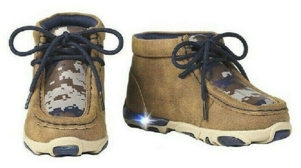 Boy's Twister 'Caleb' Camo Moc Shoes