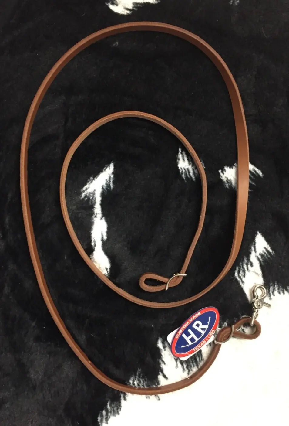 HR 7' X 5/8" Oiled Roping Reins Custom Made