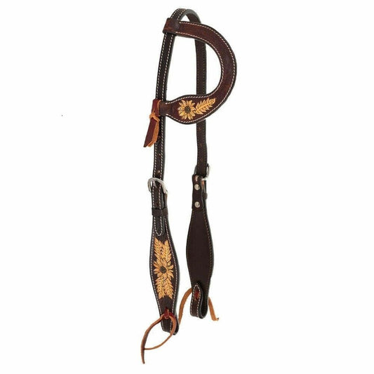 Circle Y One Ear Golden Sunflower Bridle