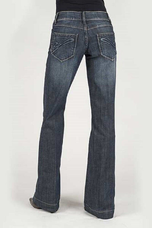 Women's Stetson Trouser Style Denim Jeans, Size choice