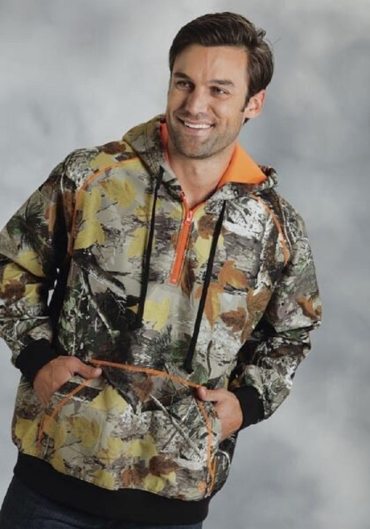 Men's Roper Western Camo Hooded Sweatshirt Hoodie