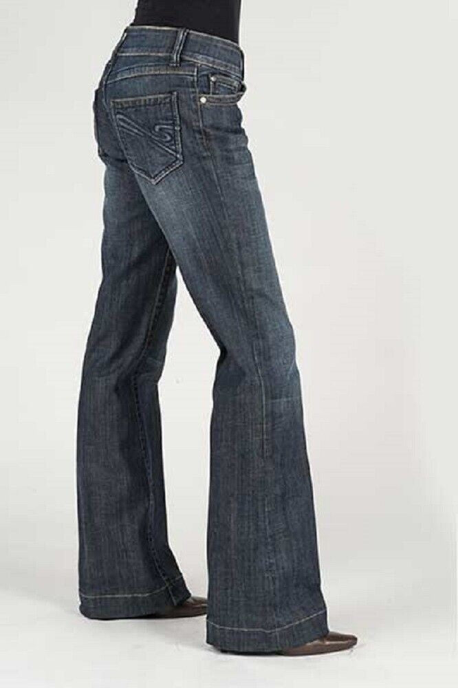 Women's Stetson Trouser Style Denim Jeans, Size choice