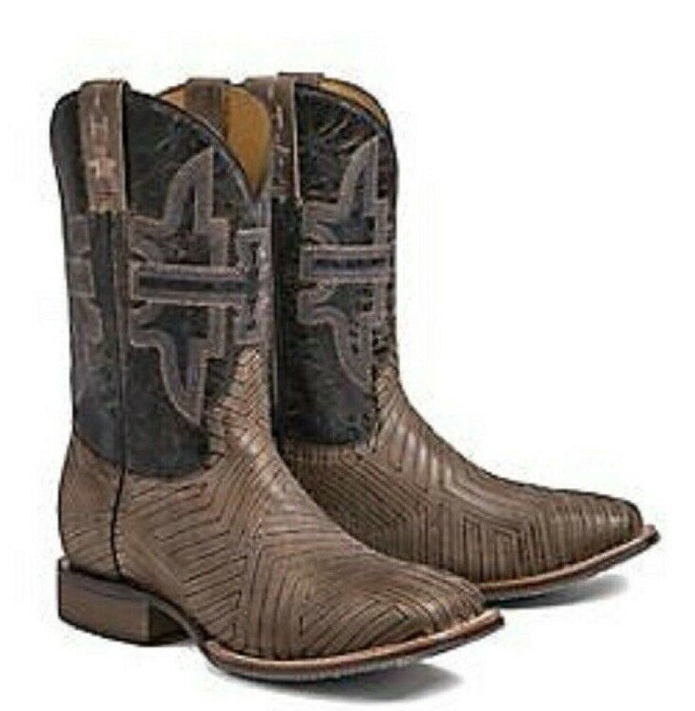 Men's Tin Haul 'Rowdy' Cowboy Boots w/ American Rodeo Sole