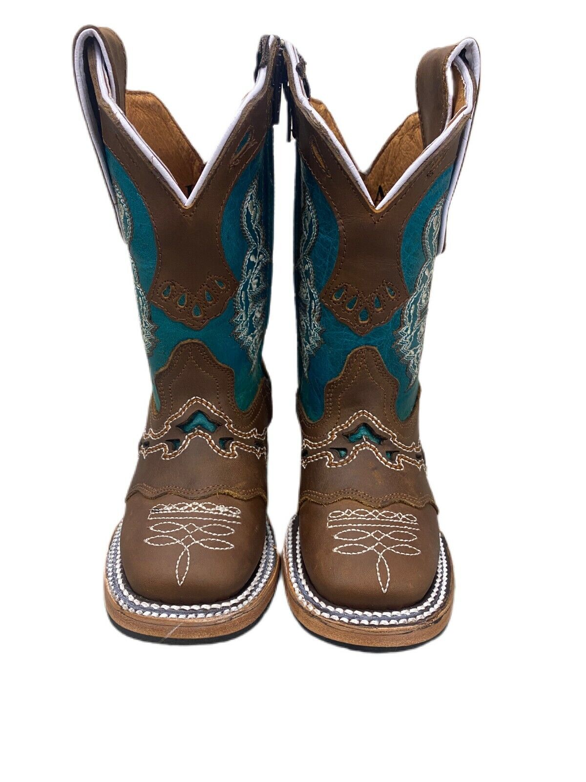 Girl's Redhawk Turquoise Cowboy Boots