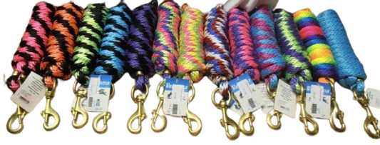 Valhoma 10' Lead Rope w/ Bolt snap, Color choice