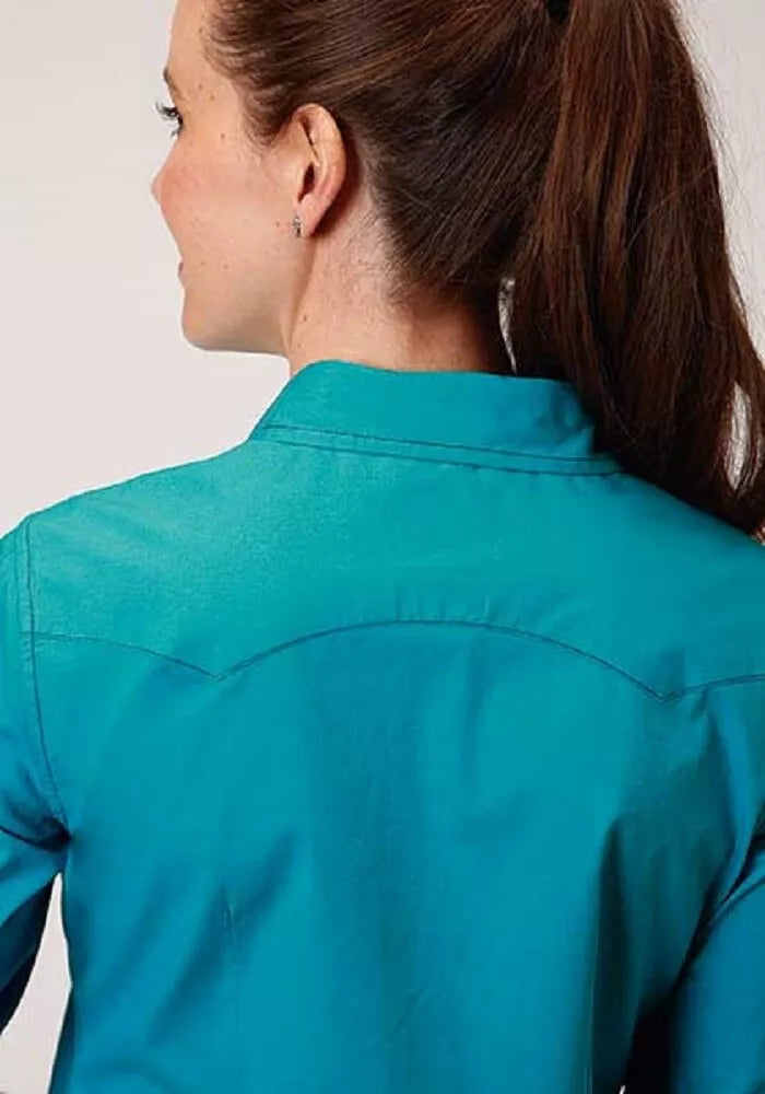 Women's Roper Deep Teal Western Shirt