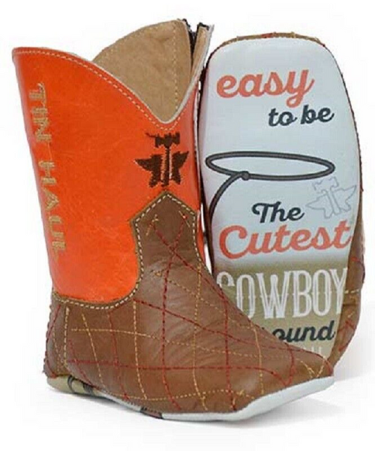 Tin Haul Infant Boys' Tin Haul MINI TWISTER BOOTS w/ Cowboy sole