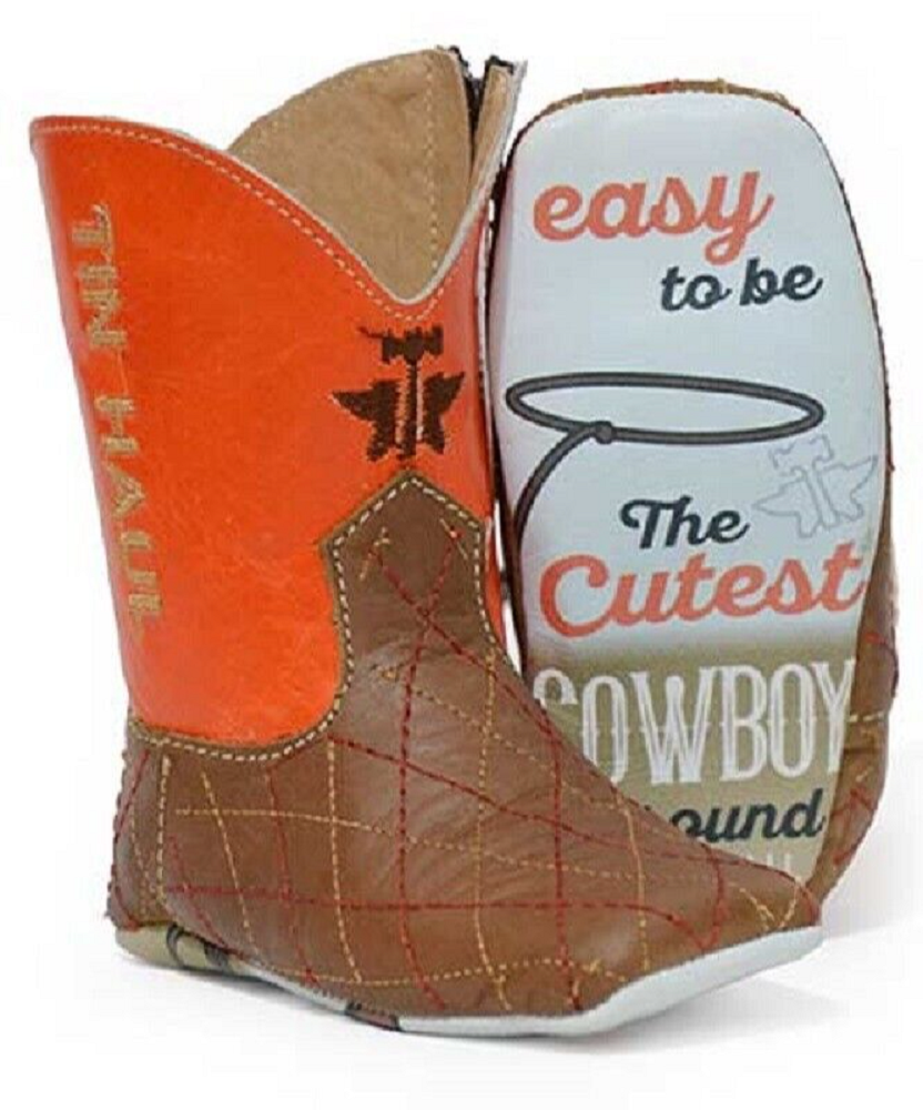 Tin Haul Infant Boys' Tin Haul MINI TWISTER BOOTS w/ Cowboy sole