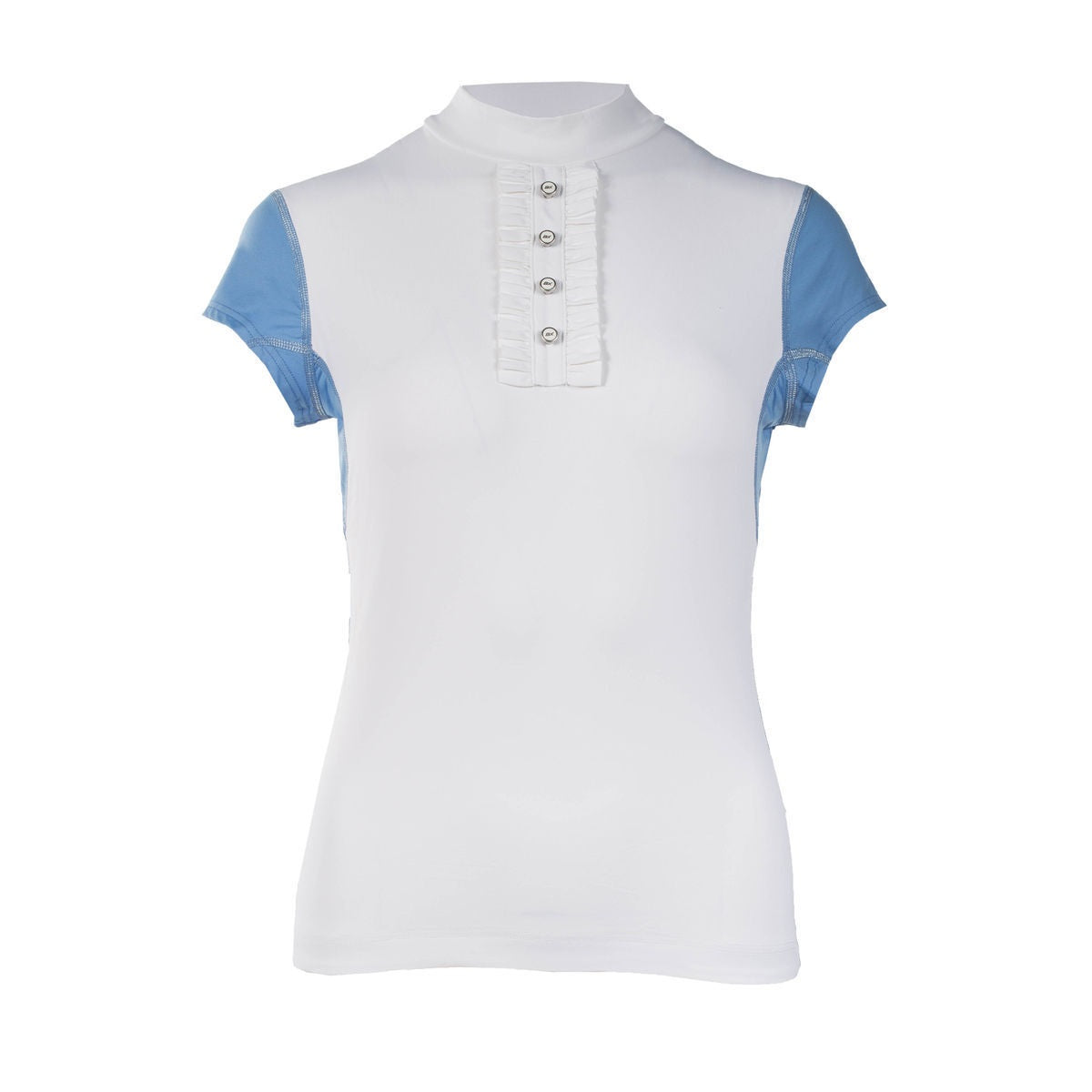 Vertigo White Light blue 'Charlize' Show Shirt