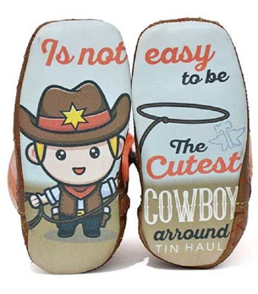 Tin Haul Infant Boys' Tin Haul MINI TWISTER BOOTS w/ Cowboy sole