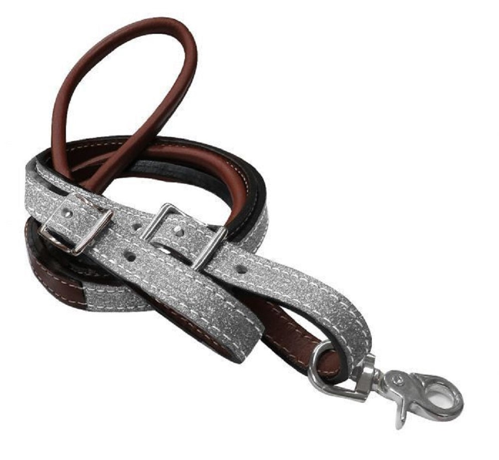 Glitter Leather Contest Reins
