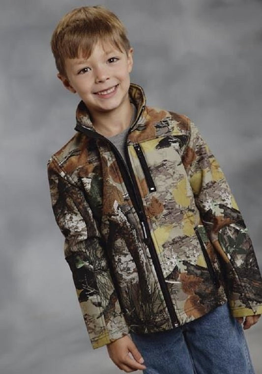 Boy's Roper Camouflage Zip Jacket