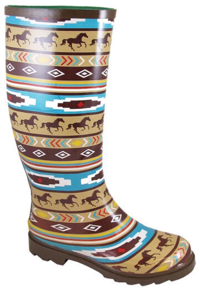 Smoky Mountain NAVAJO PRINT RUBBER RAIN BOOTS