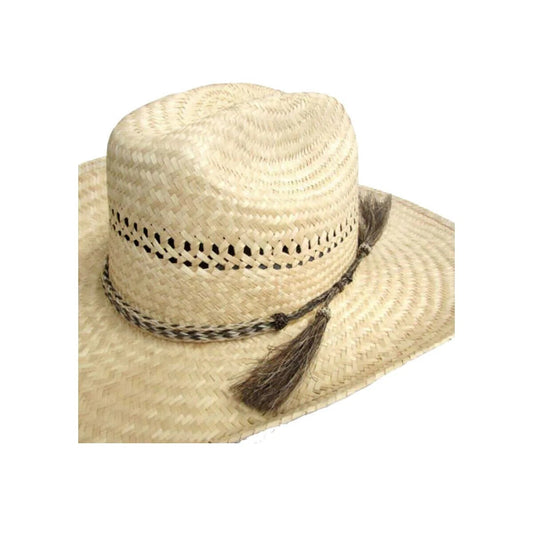 Twister Three strand NATURAL HORSE HAIR HAT BAND