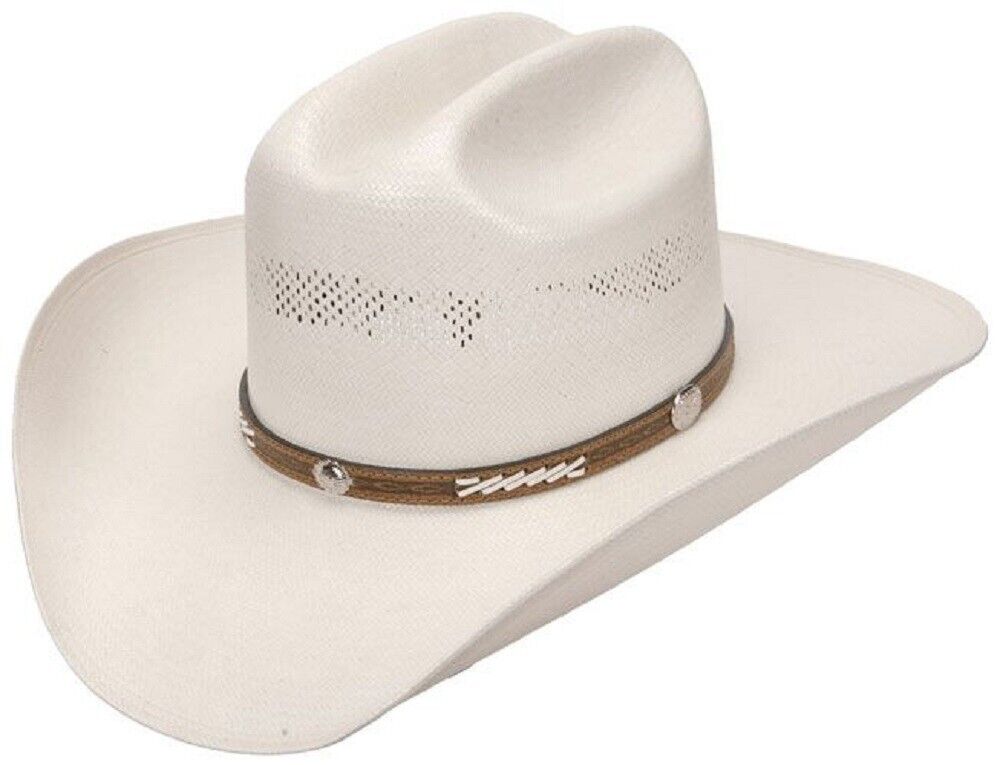 Wrangler Ivory Genuine Shantung TENNYSON COWBOY HAT Size 7 1/4