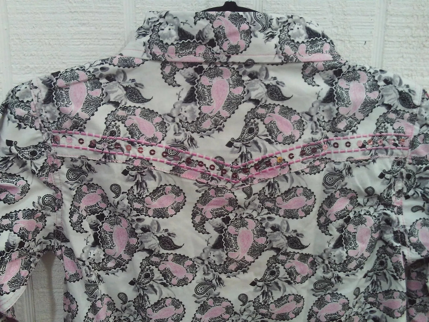 Toddler Girl's Cowgirl Hardware Paisley Shirt