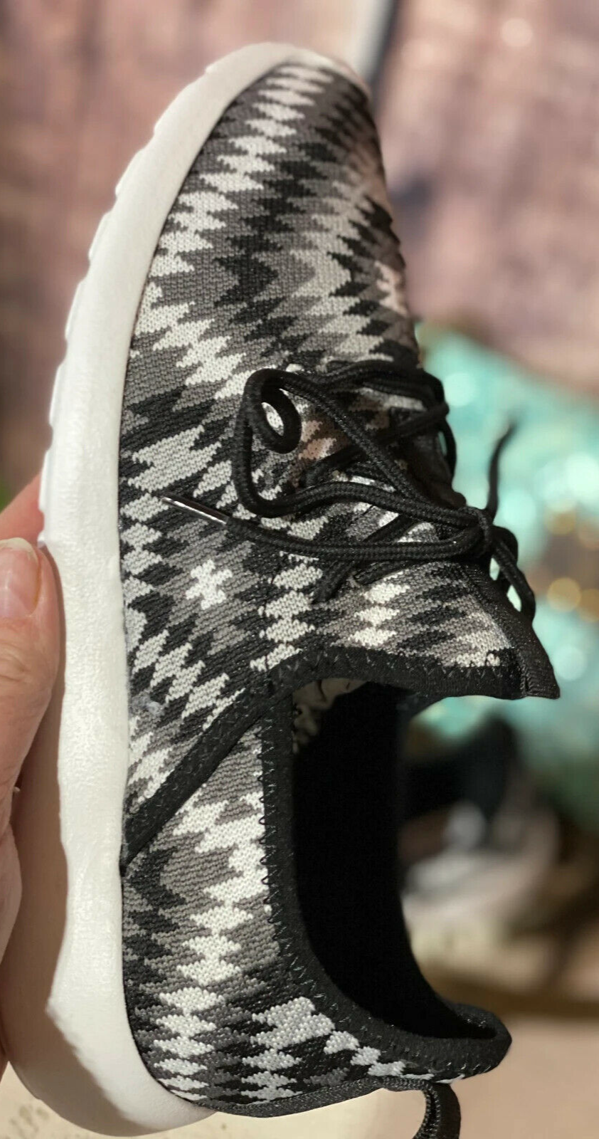 Very G Black And White Aztec 'Cerrito' Shoes