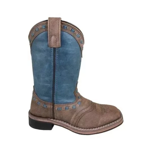 Youth Smoky Mountain Dark turquoise 'Galveston' Cowboy Boots Size 6