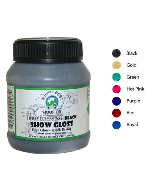 World's Best Hoof Oil Show Gloss 4 oz.