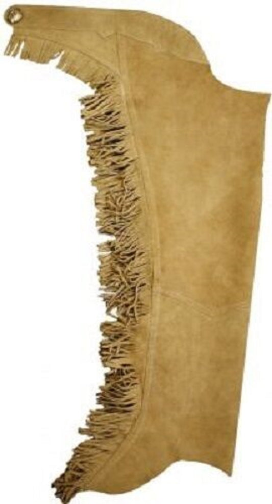 Tan Suede Leather Chaps, Size choice