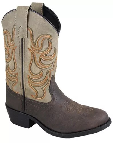 Smoky Mountain Toddler Tan & brown 'MONTEREY' WESTERN COWBOY BOOTS