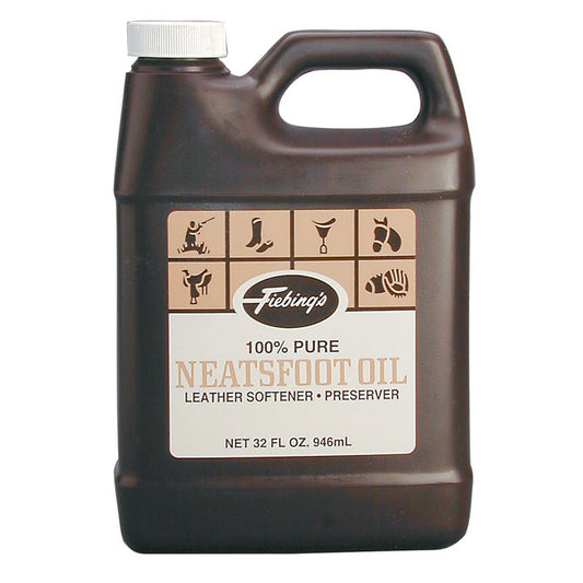 Fiebing's 100% Pure Neatsfoot Oil Leather Preserver 32 oz.