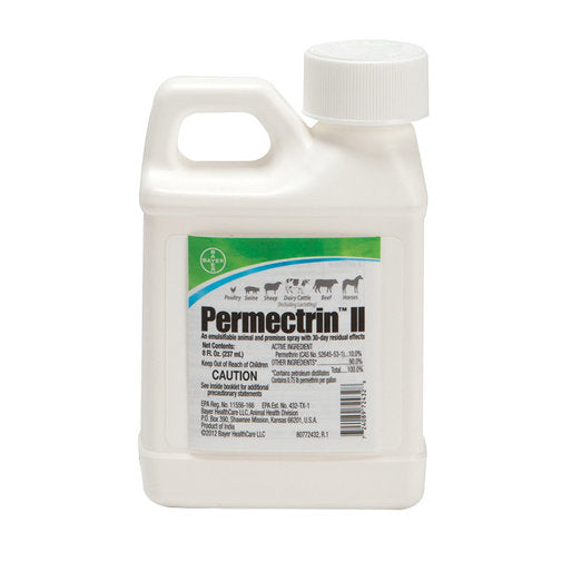 Permectrin II Animal and Premise Concentrate Fly Spray 8 oz.