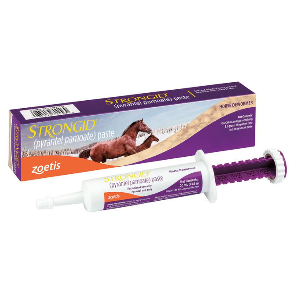 Strongid Paste Horse Dewormer (Pyrantel Pamoate)  23.6 gm