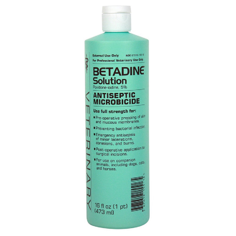 Betadine Solution Antiseptic 16 oz.