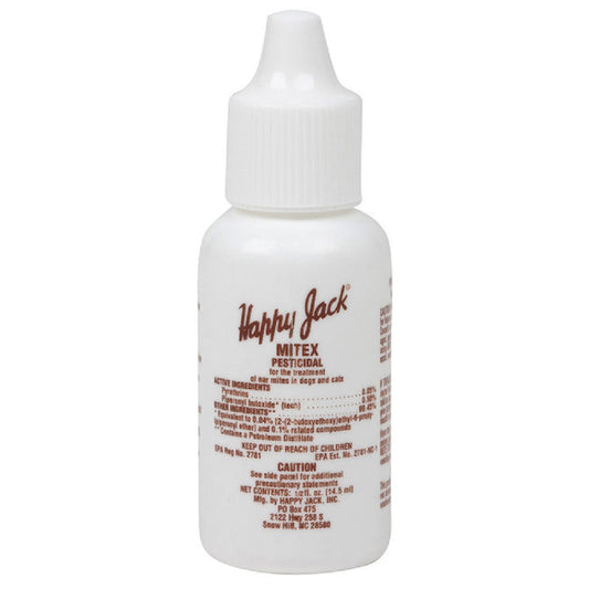 Mitex Dog and Cat Ear Mite Treatment 1/2 oz.