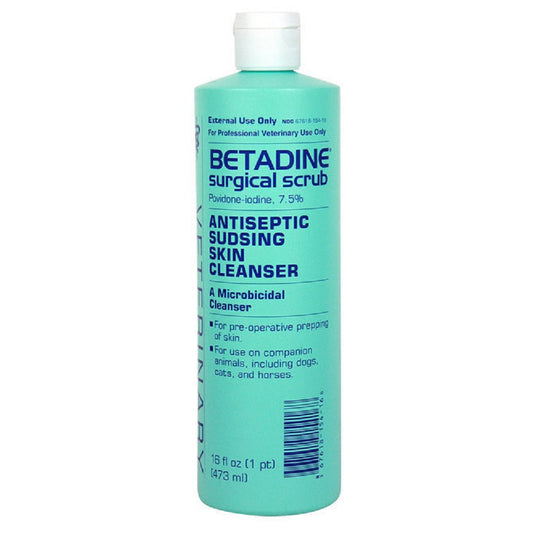 Betadine Surgical Scrub Antiseptic Skin Cleanser 16 oz.