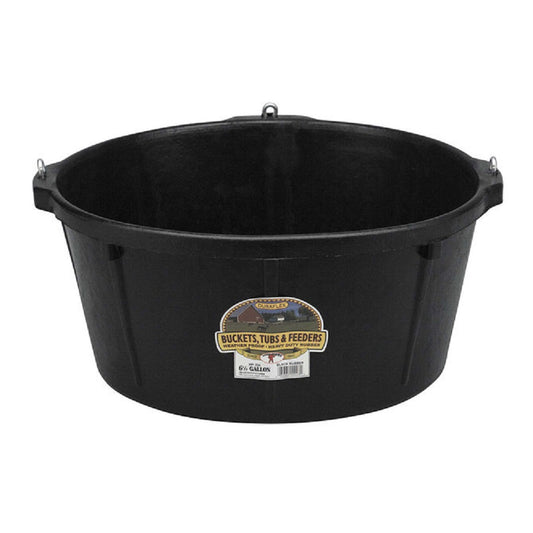 Little Giant Rubber 6.5 Gallon Feed Pan w/ Hooks