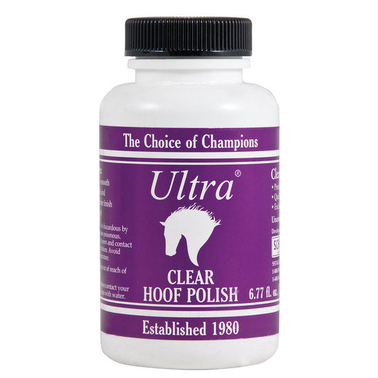 Ultra Hoof Polish 6.77 oz. Clear or Black