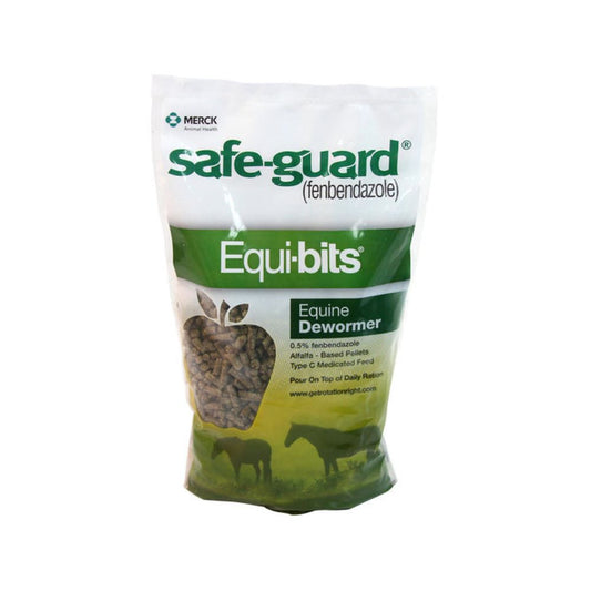 Safe-Guard Equi-bits Dewormer Horses Apple Pellets 1.25 lbs.