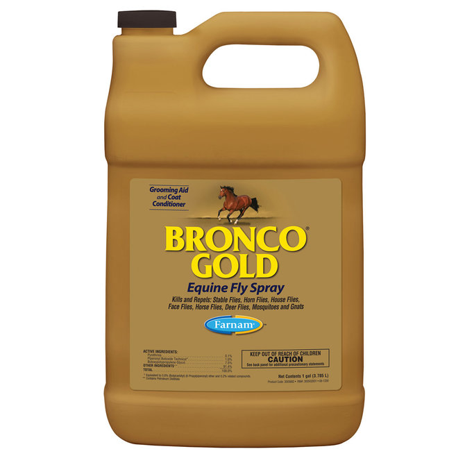 Farnam Bronco Gold Equine Fly Spray Gallon